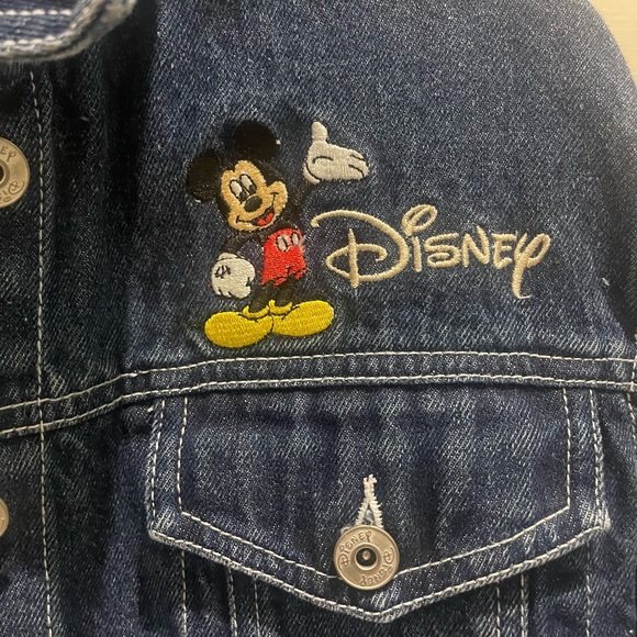 Vintage Disney Embroidered Denim Jacket (Size: SMALL) - Picture 5 of 6